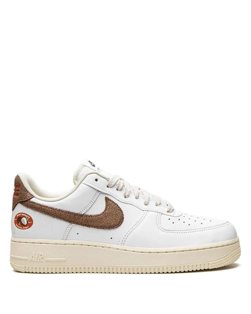 Nike White Air Force 1 Low '07 Lx "Coconut" Sneakers