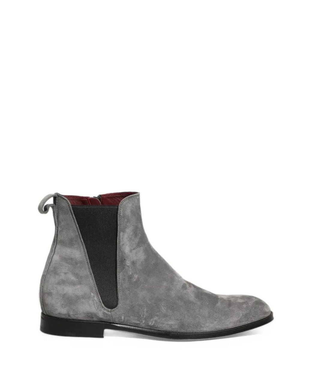 Dolce & Gabbana Suede Chelsea Boots in Gray for Men | Lyst