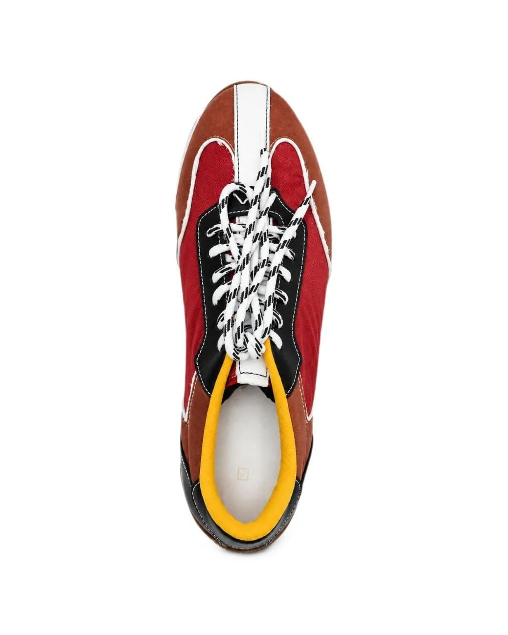 TheVerticaLine Red The42 Lace-Up Sneakers