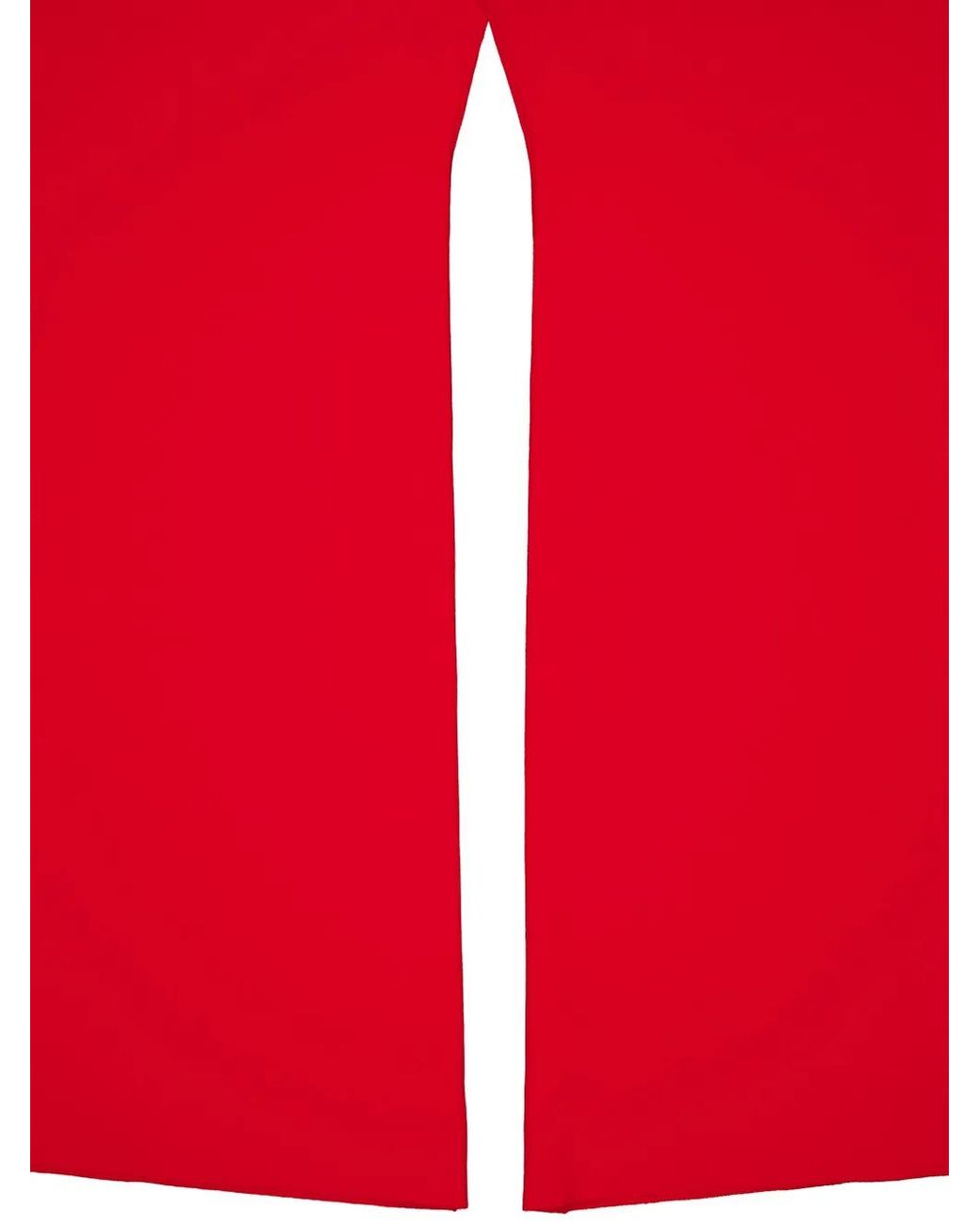 Stella McCartney Red Fine-Knit Trousers