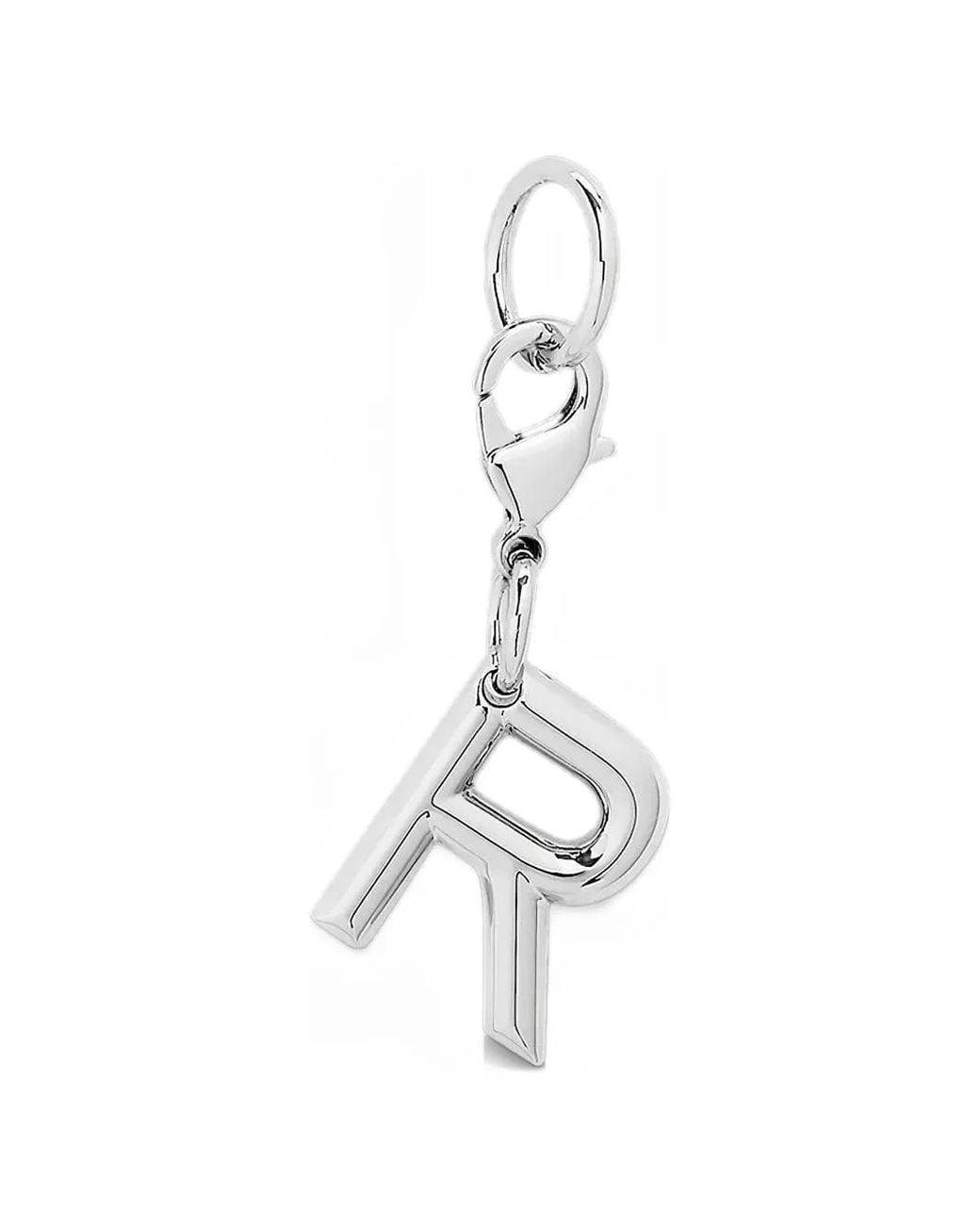 Lancel Letter R Bag Charm in White | Lyst