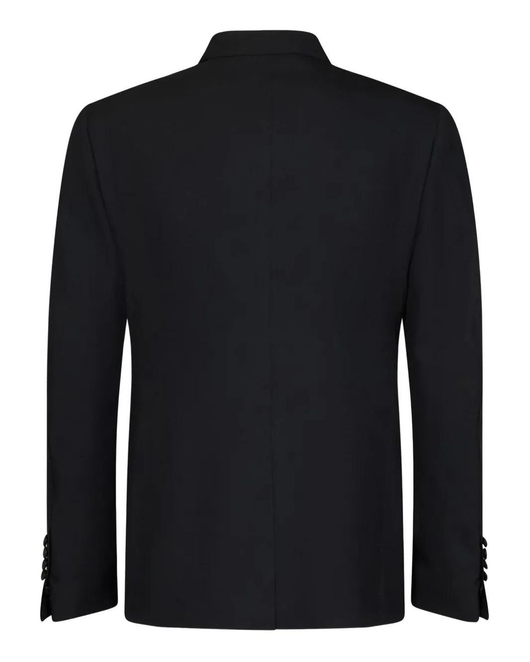 Tom Ford Black Silk-Lapel Single-Breasted Wool Jacket for men