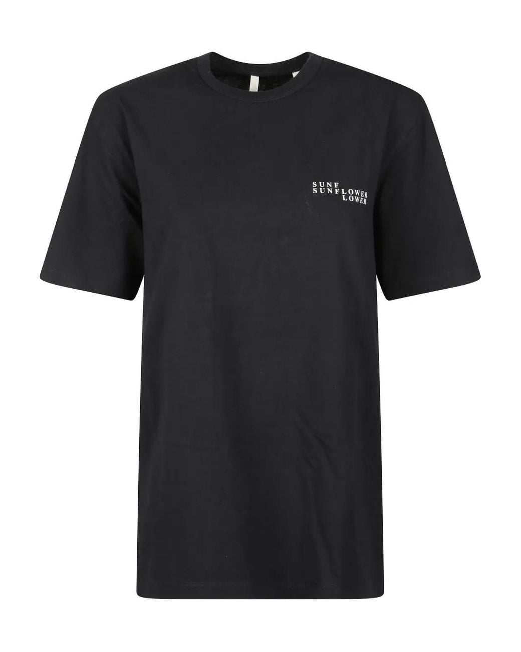sunflower Black Logo-Print T-Shirt for men