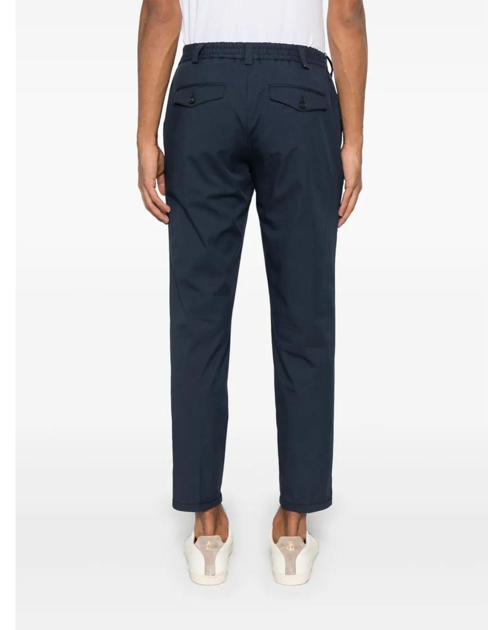 PT Torino Blue Uorebel Trousers for men