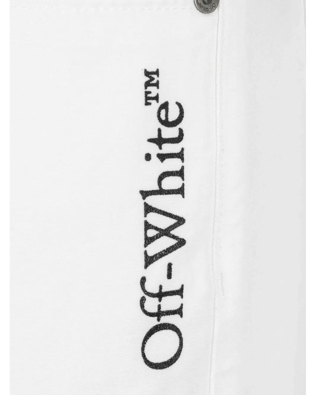 Off-White c/o Virgil Abloh White Half Arrow Slim-Relaxed Jeans for men