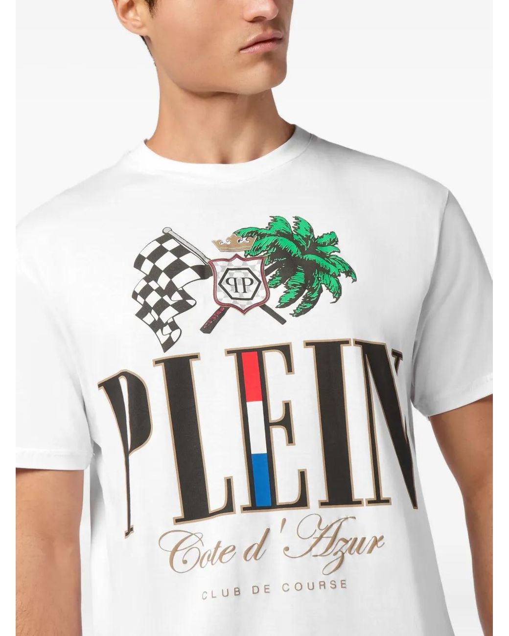 Philipp Plein White Cote D'Azur T-Shirt for men