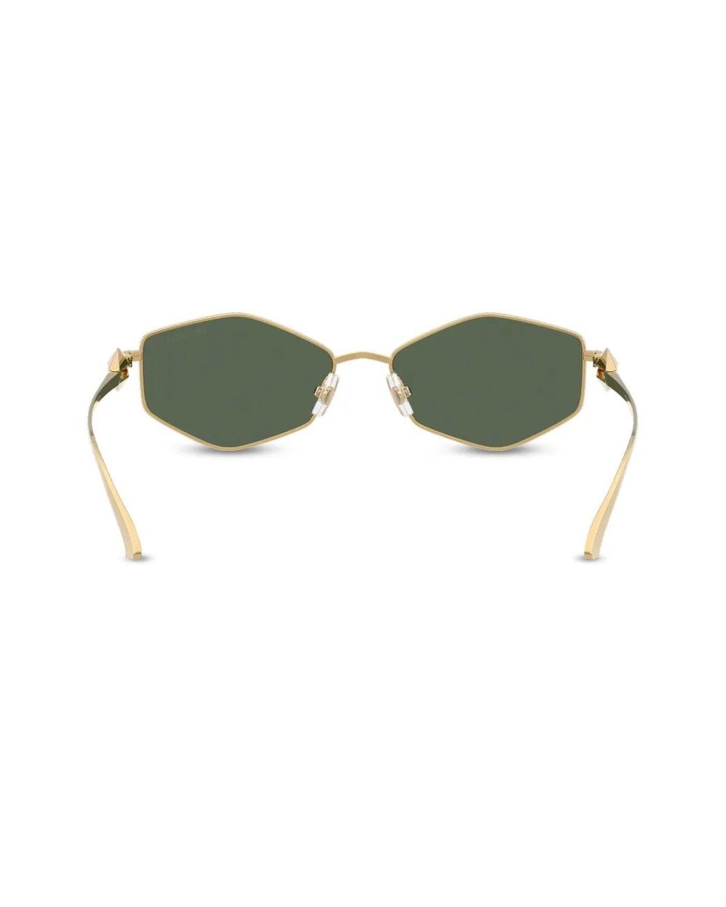 Jimmy Choo Green Logo-Engraved Sunglasses