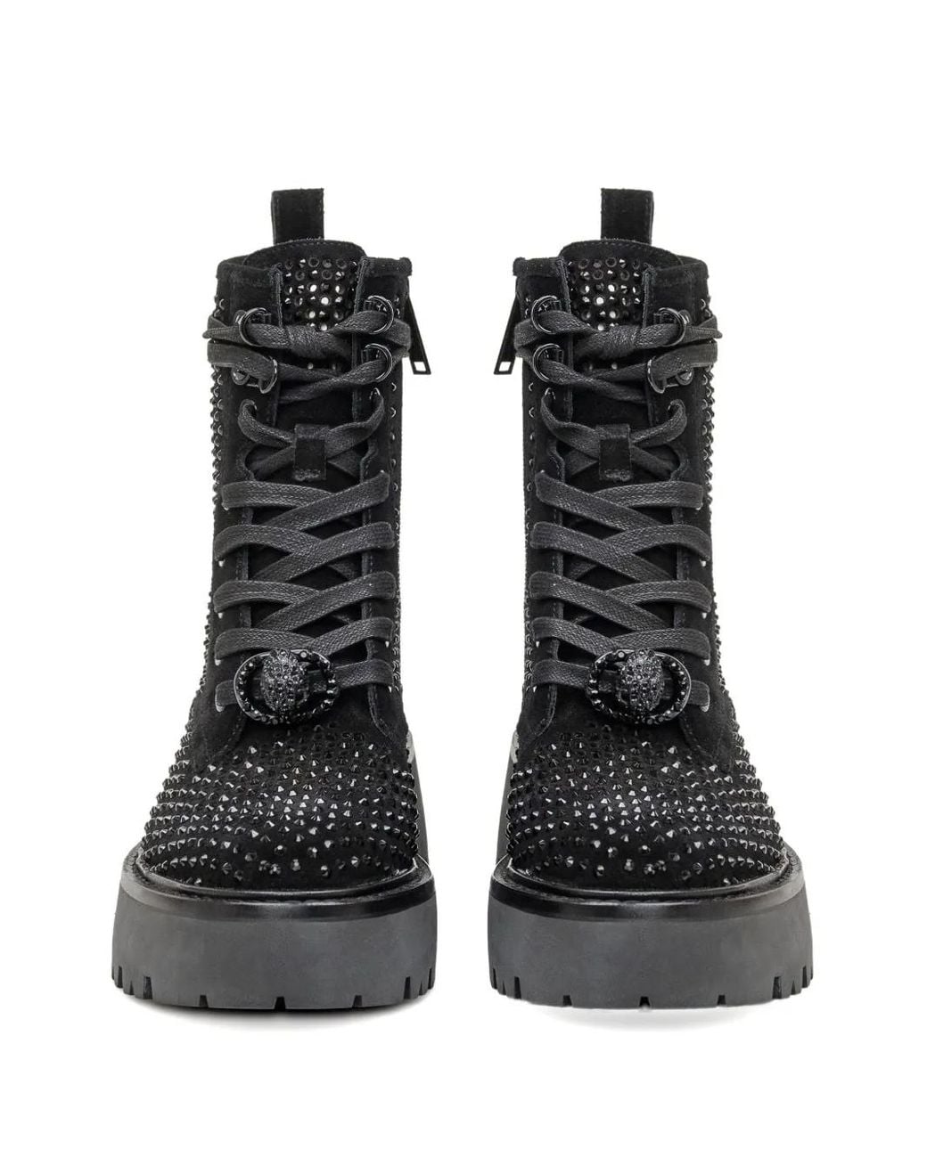Kurt Geiger Black 50Mm Crystal-Embellished Boots