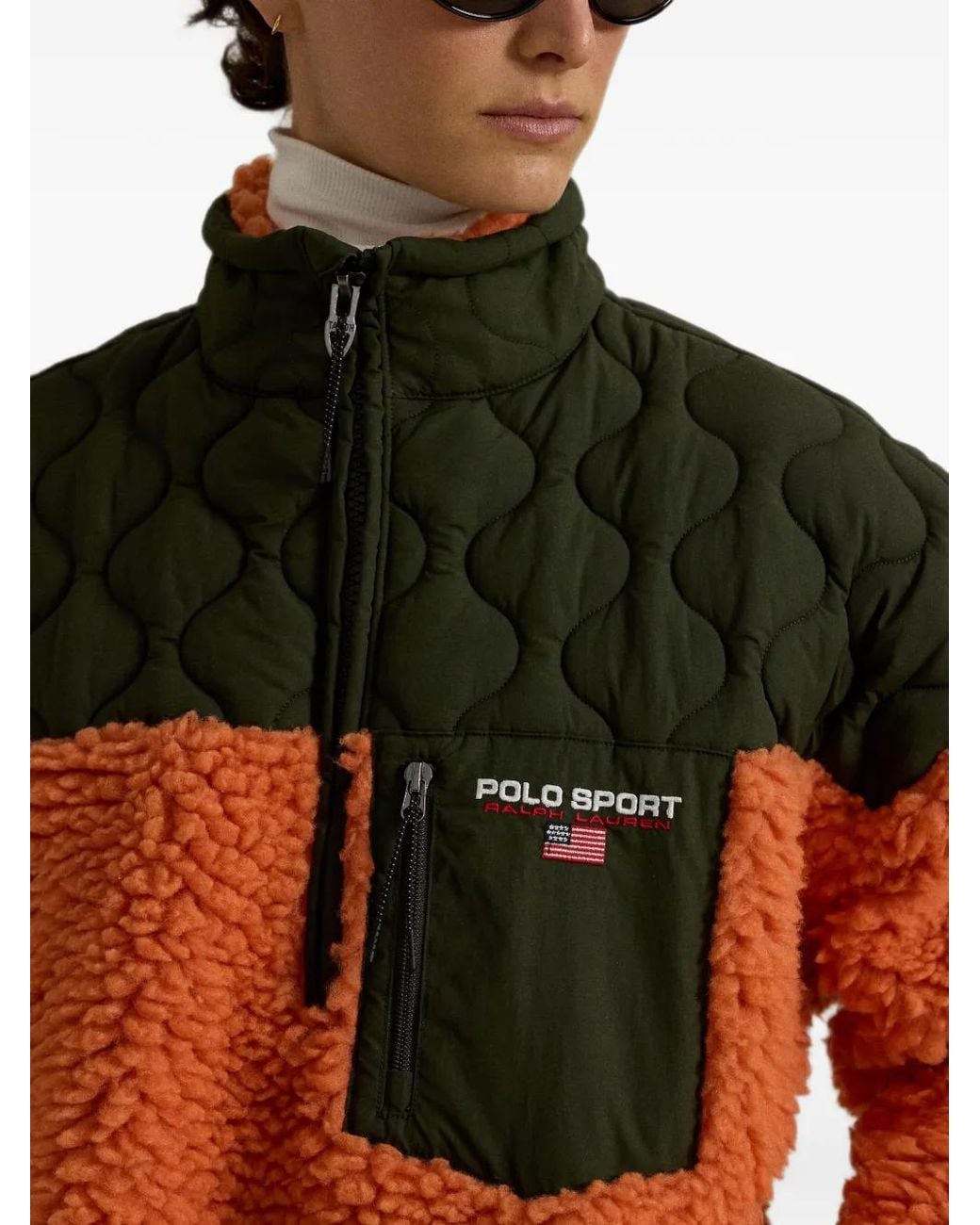 Polo Ralph Lauren Orange Relaxed Fit Polo Sport Pullover for men