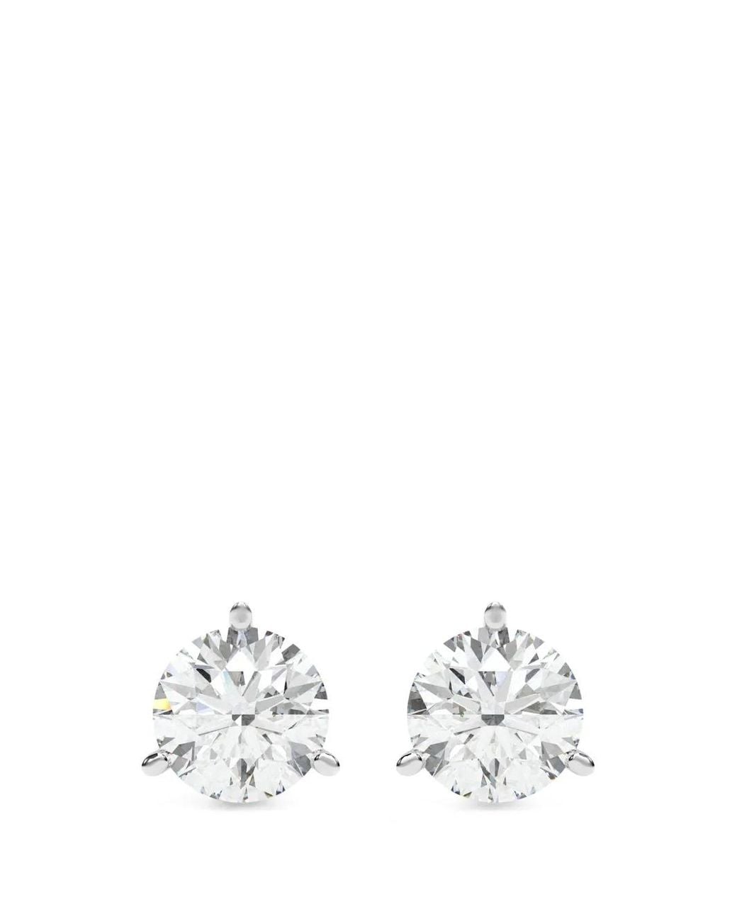 Diamond Essentials White Diamond Solitaire Stud Earrings