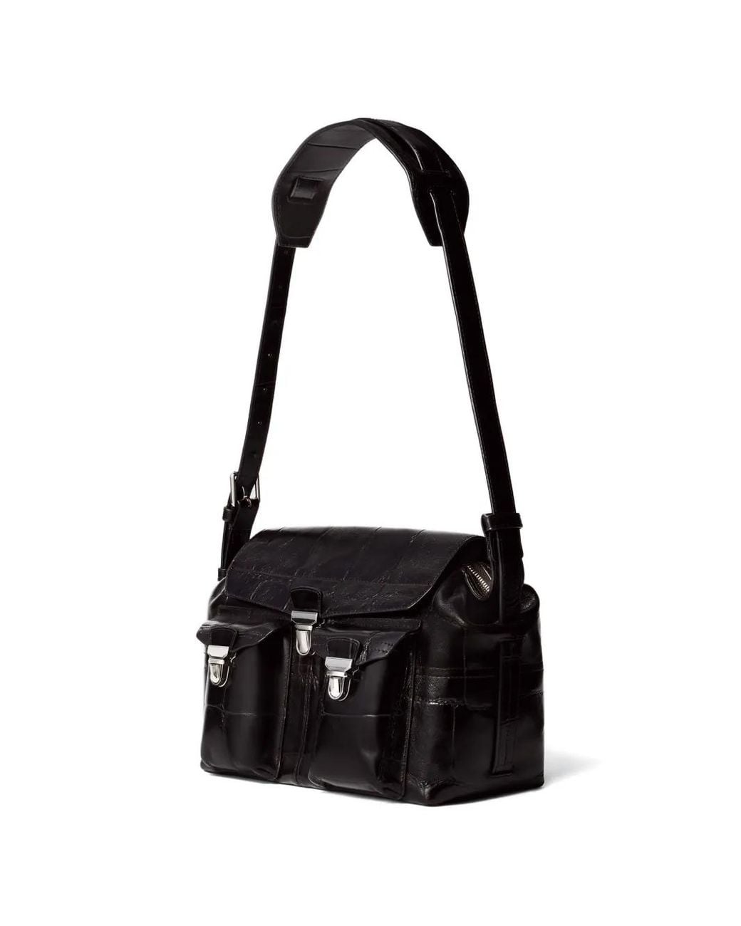 Lemaire Black Medium Gear Bag