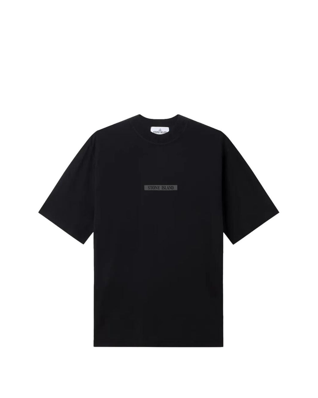 Stone Island Black T-Shirt 2100006 En Coton Biologique for men