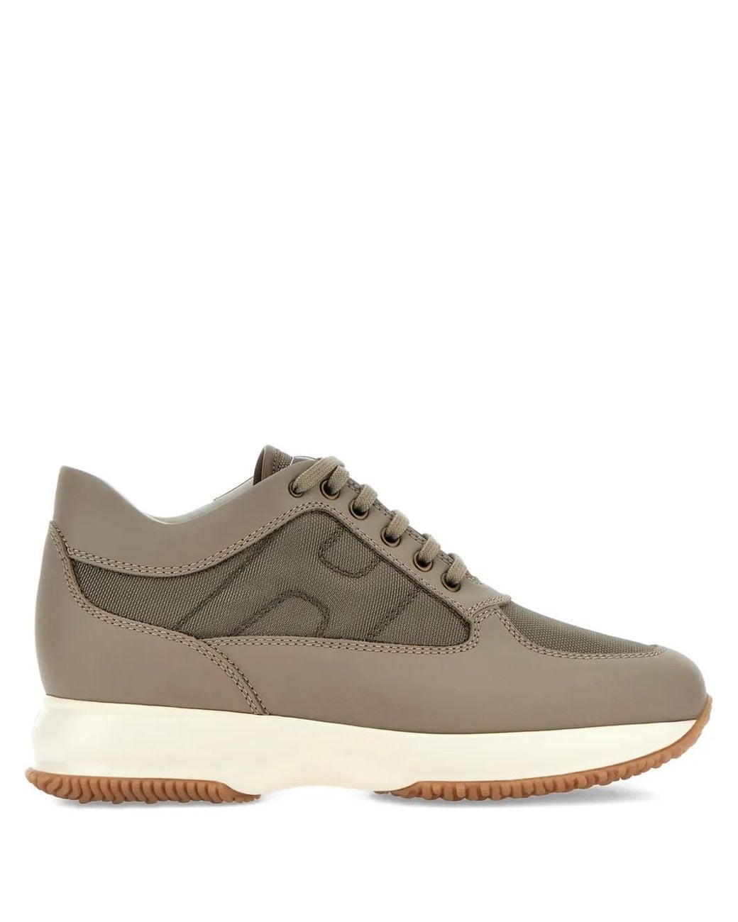 Hogan Brown Interactive Sneakers for men