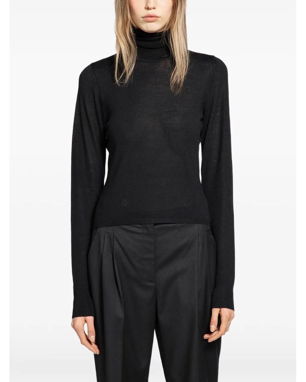 THE GARMENT Black Bergen Turtleneck Sweater
