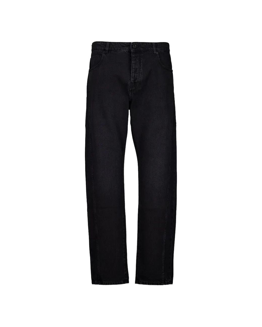Balmain Straight Jeans in het Black voor heren