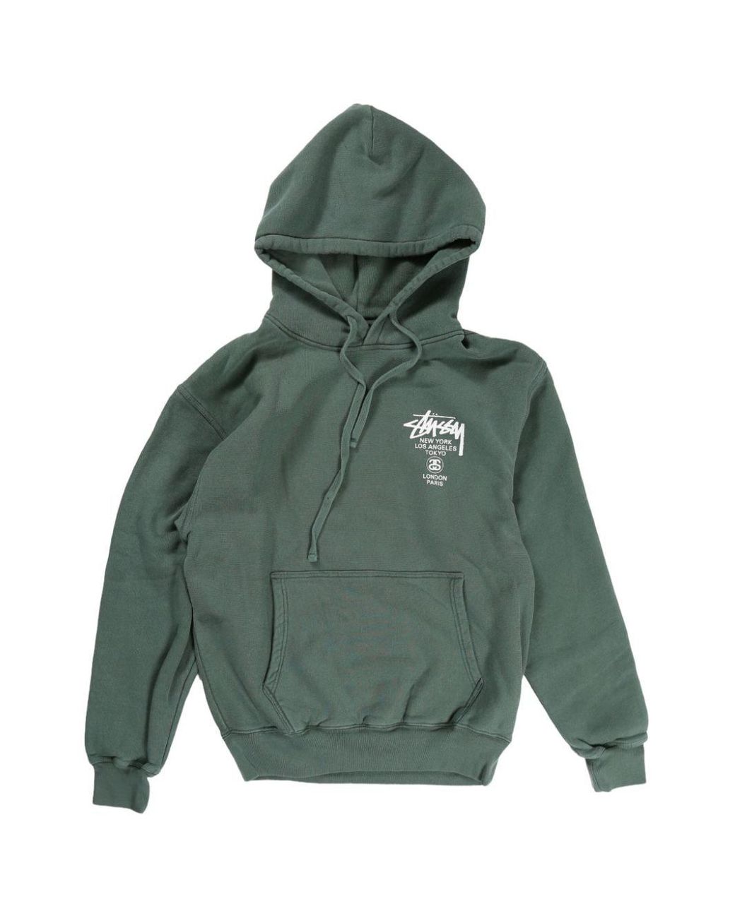 ★送料・関税込★Stussy★Stussy DSM World Tour Hoodie Green★ Stüssy: DSM Men's World Tour Hoodie (Green) | DSMNY E-SHOP