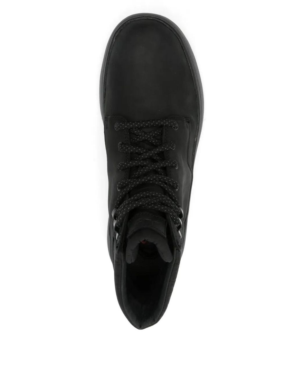 Geox Black Leather Biker Boots for men