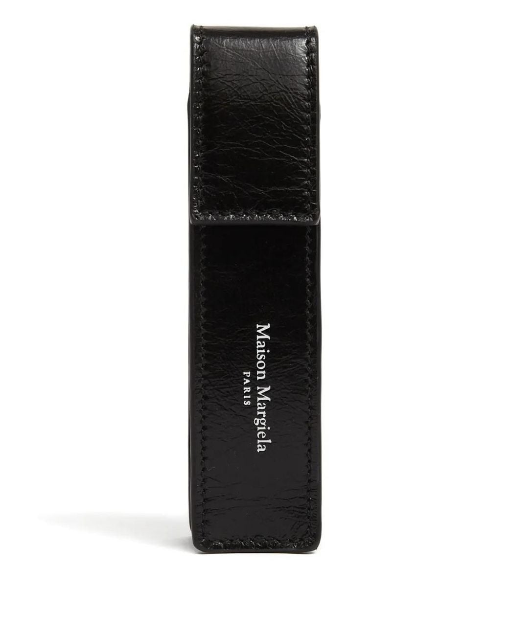 Maison Margiela Black Flap Vertical Bag Charm