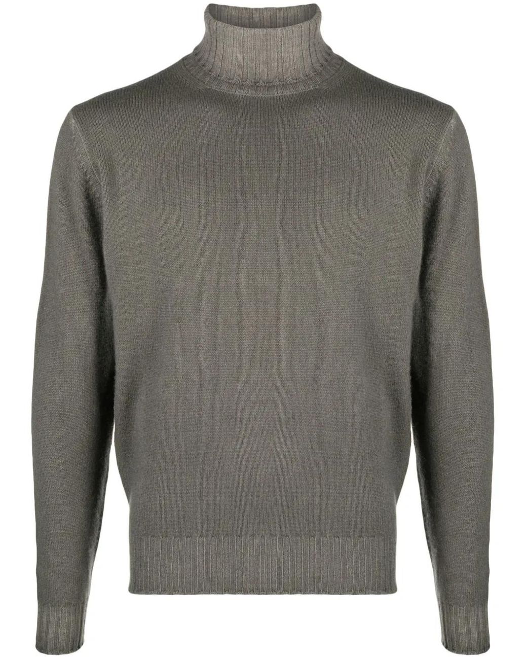 Dell'Oglio Gray Mastic Sweater for men