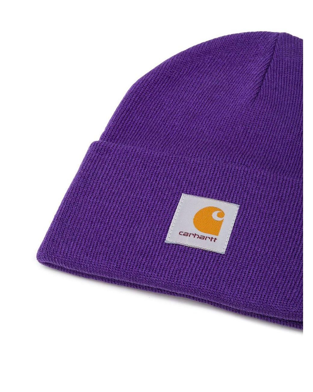 Carhartt WIP Rolled Beanie in Purple 