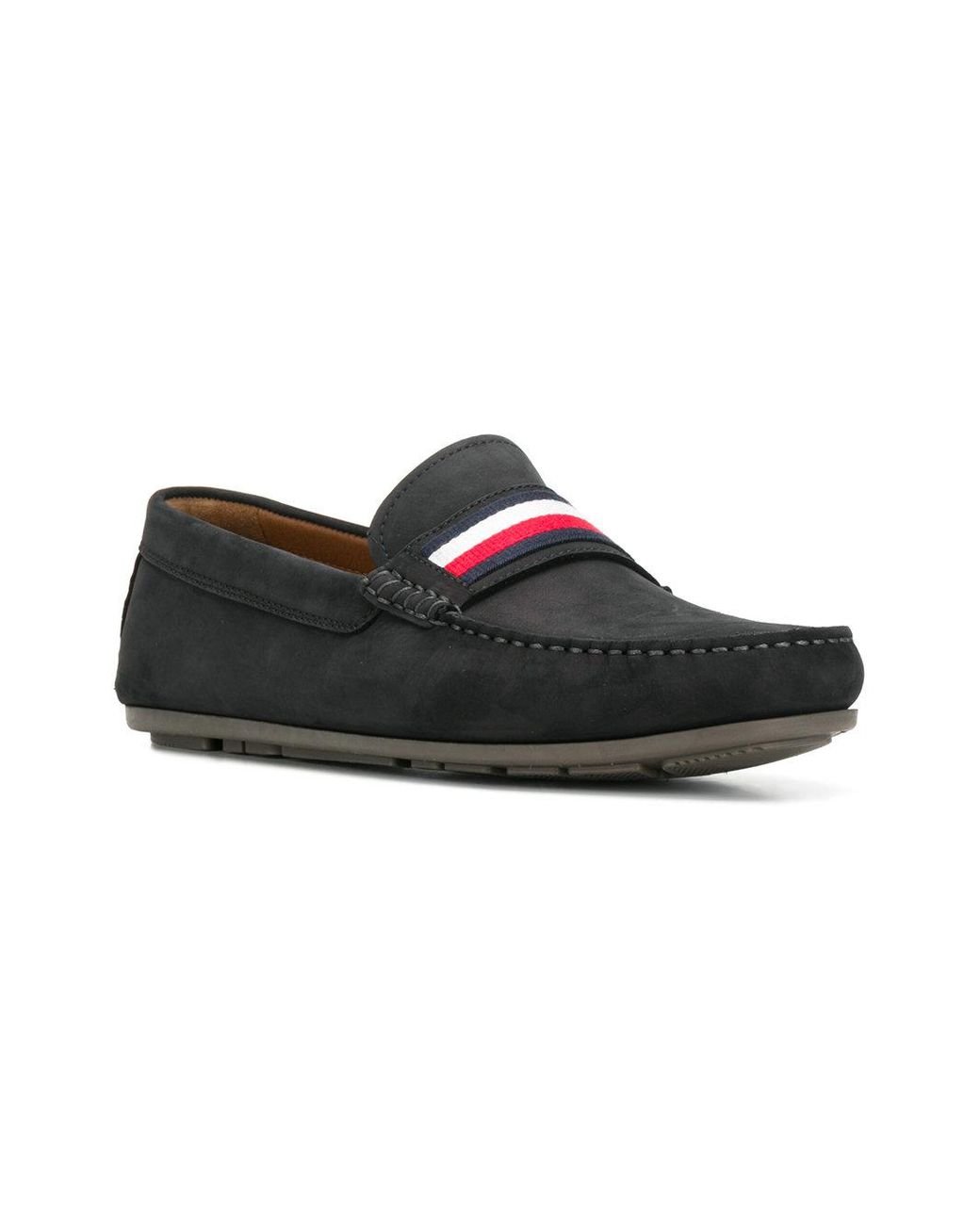 tommy hilfiger blue loafers