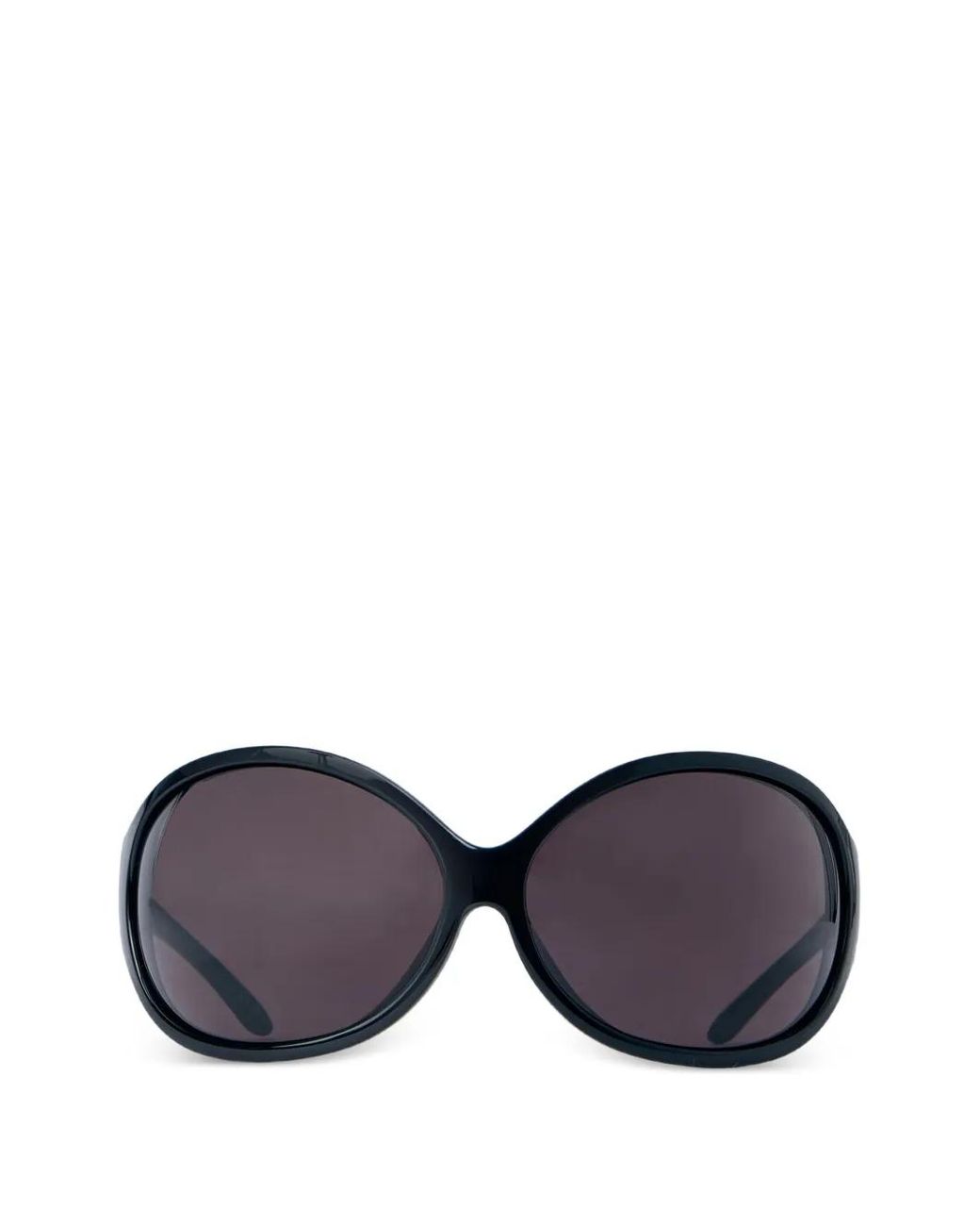 Balenciaga Purple Phantom Round Sunglasses