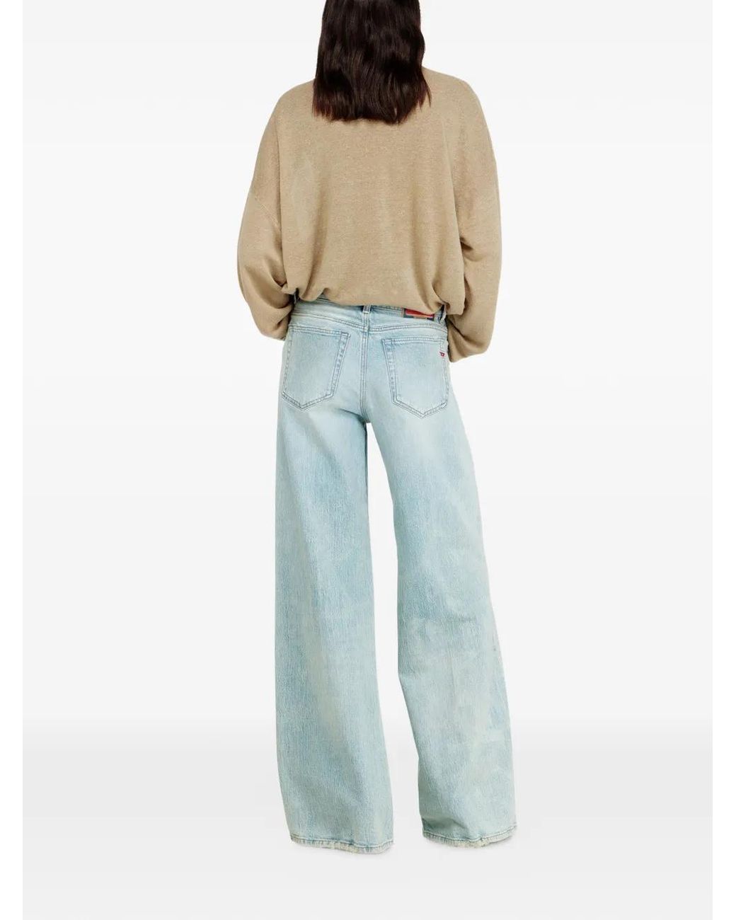 DIESEL Blue Flare Jeans Regular Waist 1978 D-Akemi