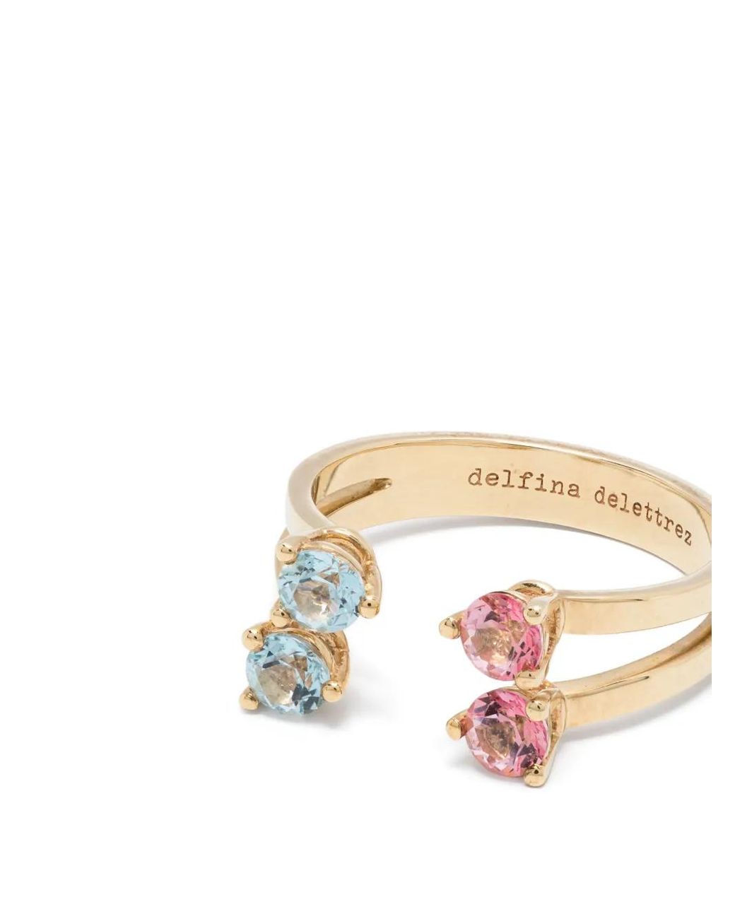 Delfina Delettrez White 18Kt Dots Ring