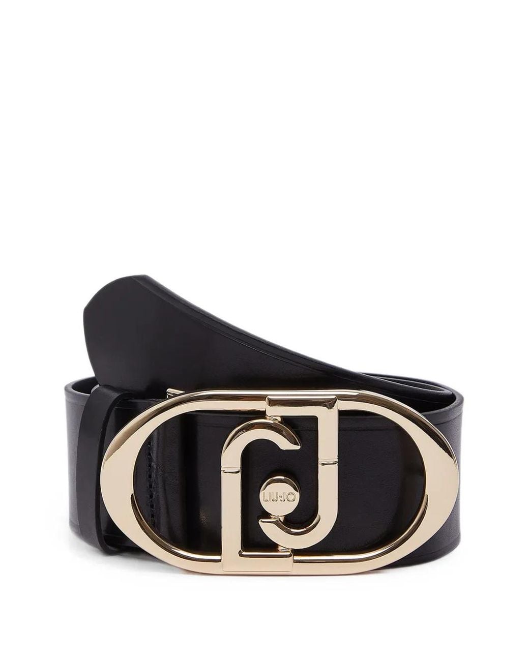 Liu Jo Black Leather Bustier Belt
