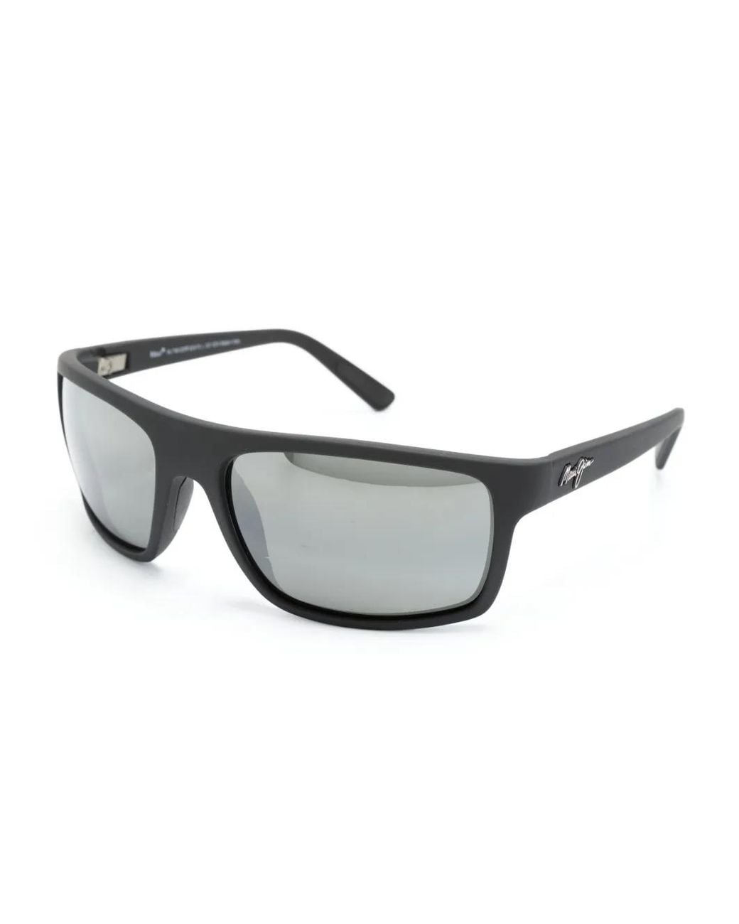 Maui Jim Gray Byron Bay Rectangle-Frame Sunglasses for men