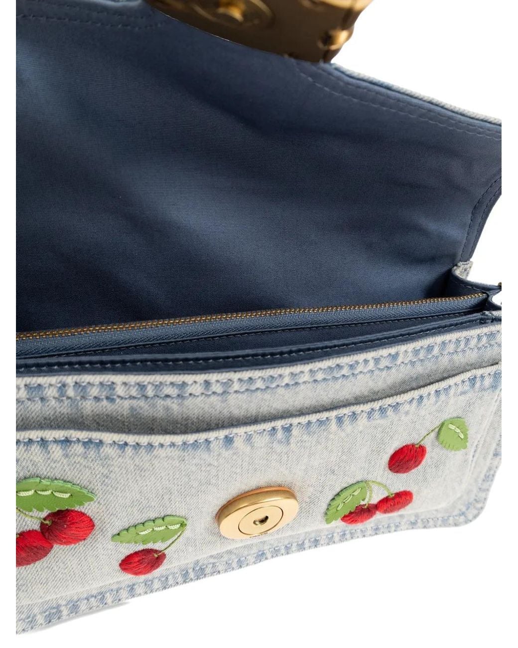 COACH White 26 Tabby cherry-embellished shoulder bag