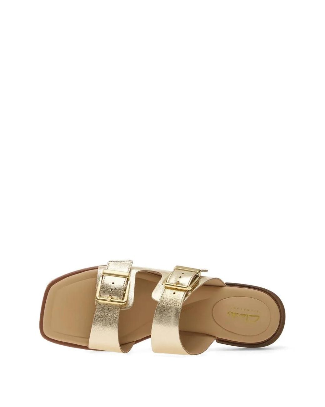 Clarks Metallic Ariany Bay Buckle-Fastening Sandals