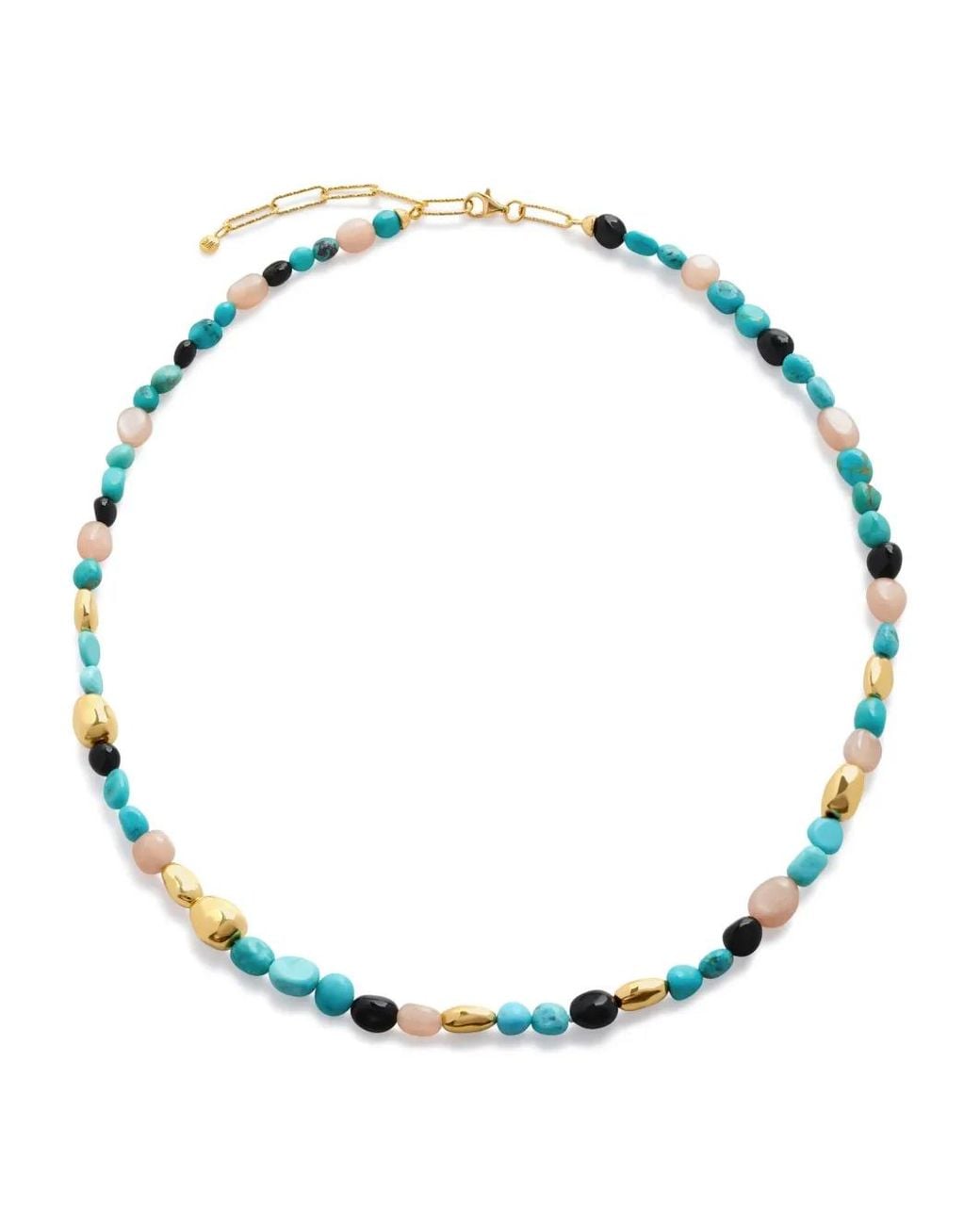 Monica Vinader Metallic Rio Beaded Necklace