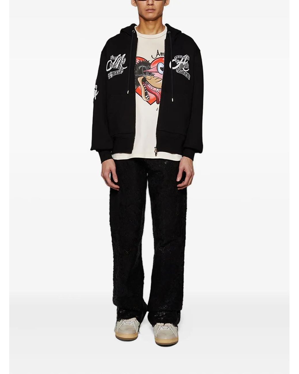 AMIRI アミリ ジップアップパーカー HOLLYWOOD MUSIC CLUB AMIRI アミリ ジップアップパーカー HOLLYWOOD MUSIC CLUB トップス