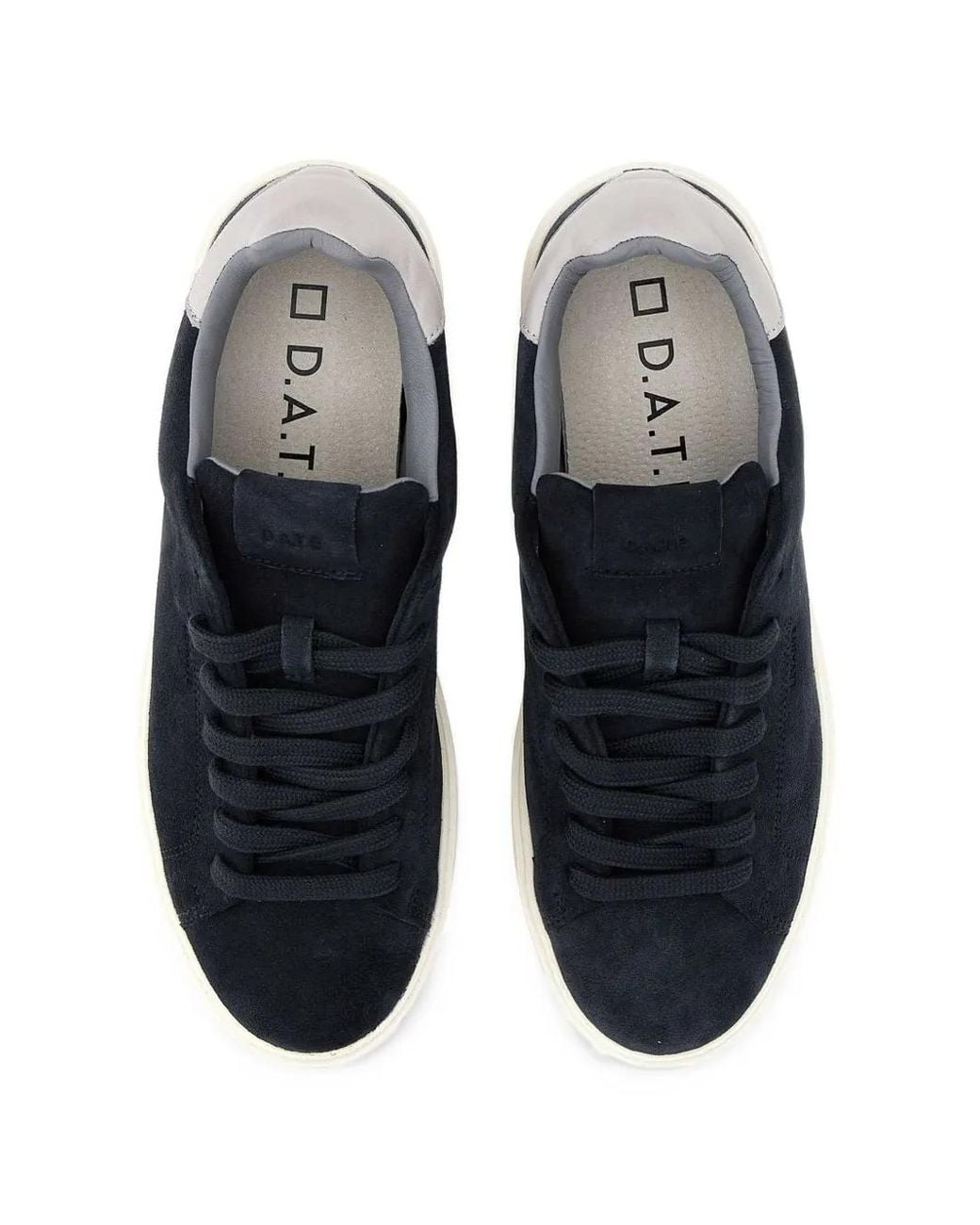 Date Blue Levante Suede Sneakers for men