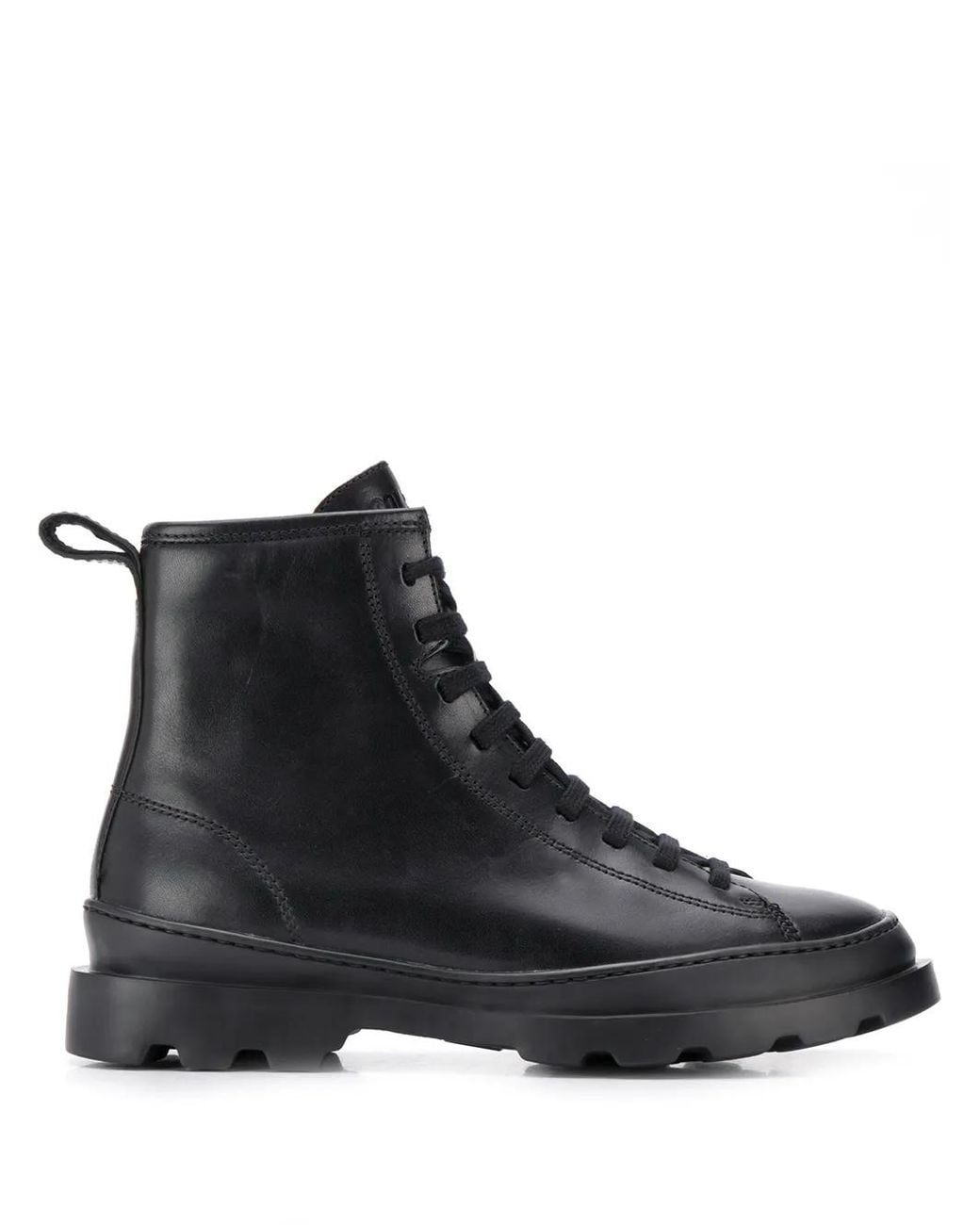 Camper Black Brutus Leather Boots