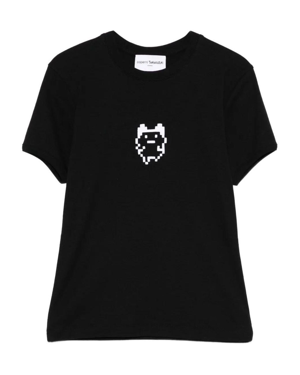 Coperni Black Graphic-Print T-Shirt