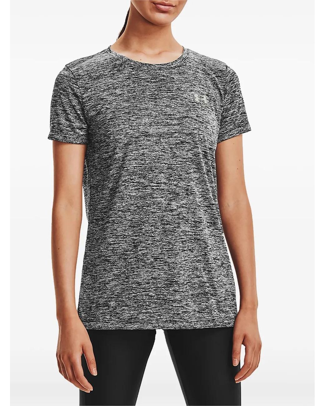 Under Armour Gray Tech Twist Short-Sleeve T-Shirt