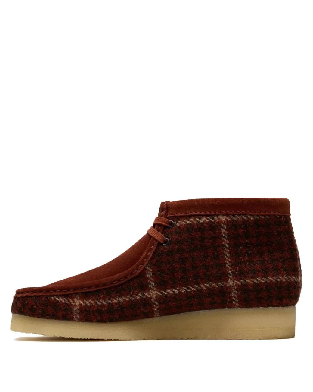 Clarks Brown Tweed Boots for men
