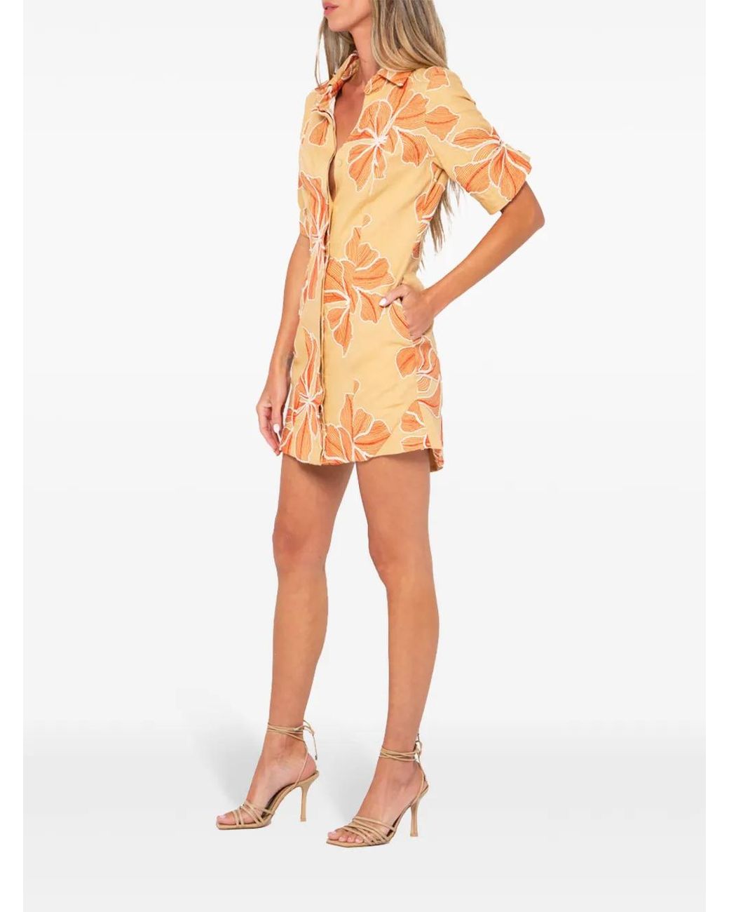 JBQ Orange Robe Courte Ginger