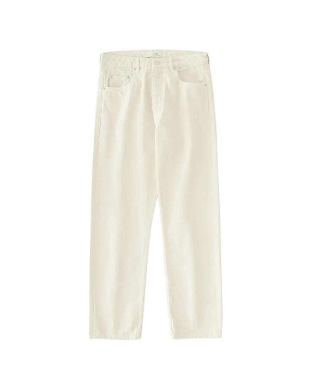Studio Nicholson White Jean Riso À Cinq Poches for men
