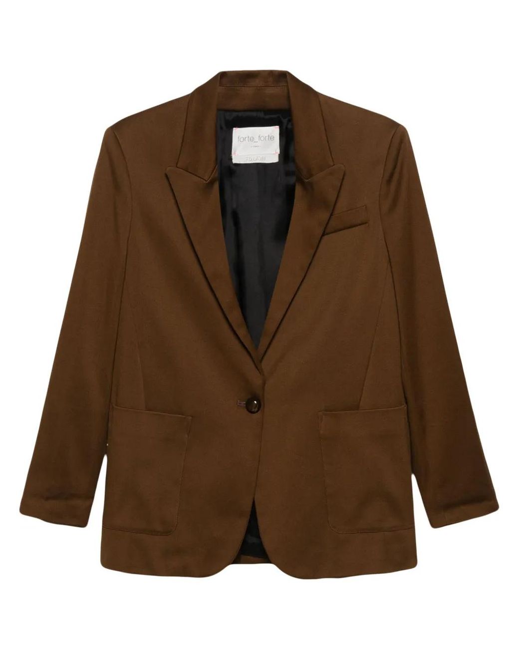 Forte_forte Brown Mannish Jacket