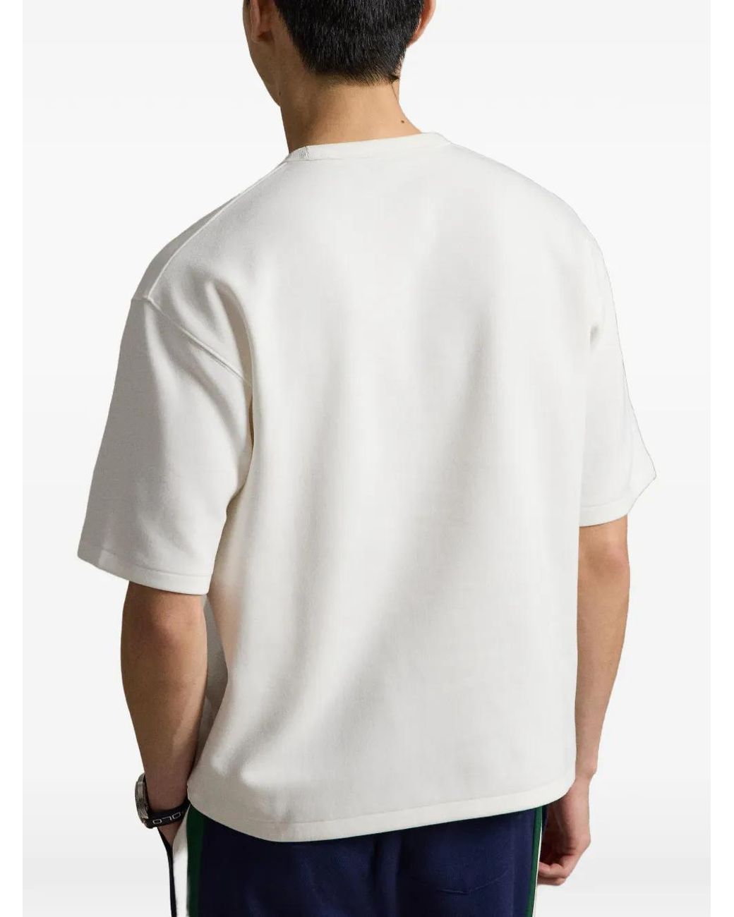 Polo Ralph Lauren White Double-Knit T-Shirt for men