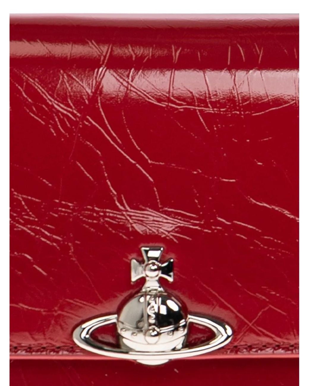 Vivienne Westwood Red Small Hazel Leather Shoulder Bag