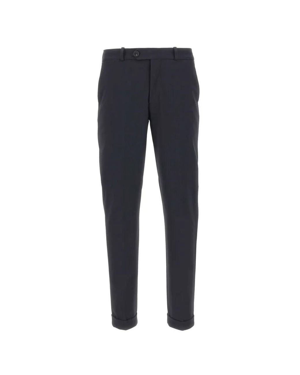 Rrd Black Surflex Logo-Patch Chinos for men