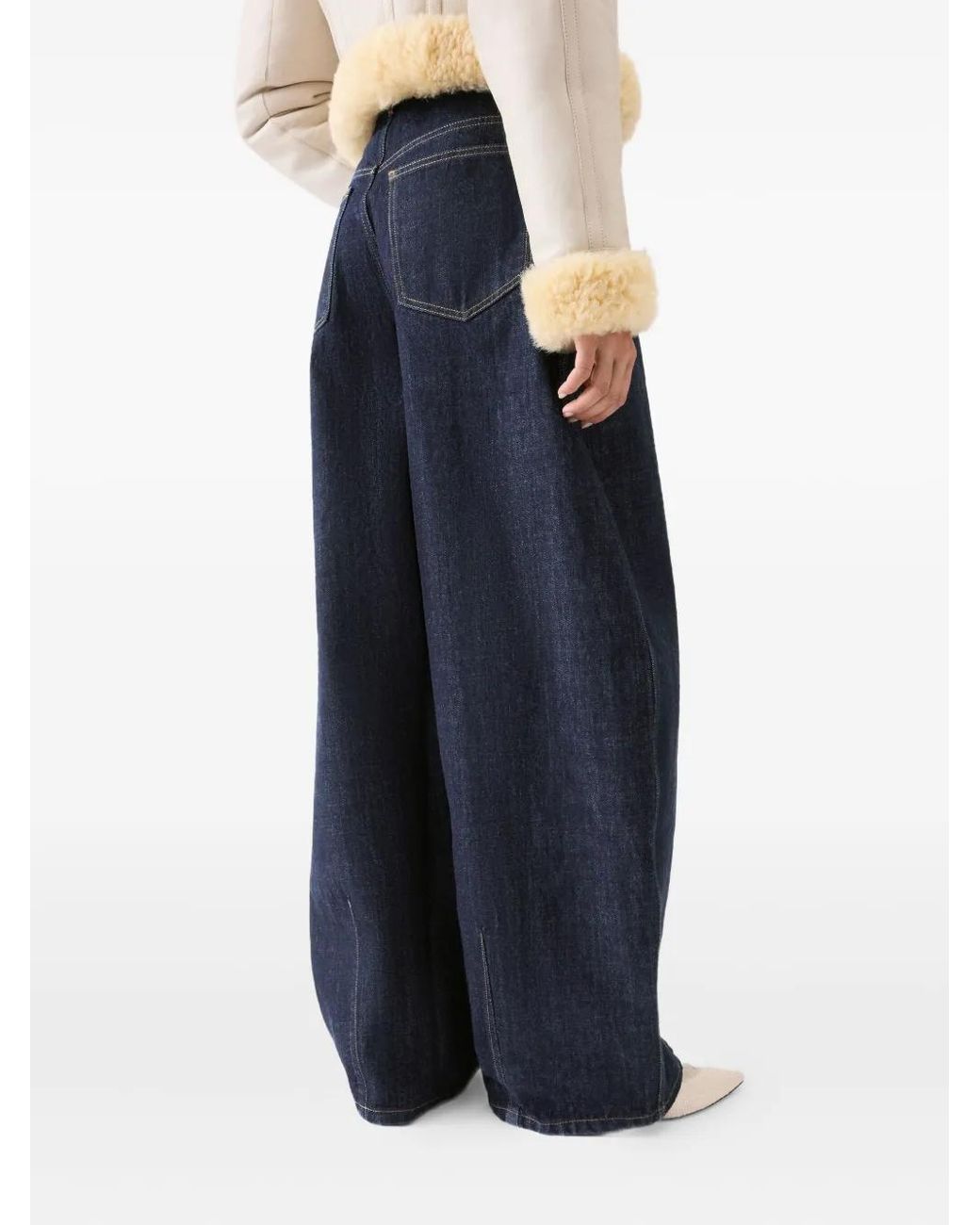 Jacquemus Blue Jean Le Denimes Oval Dark Denim