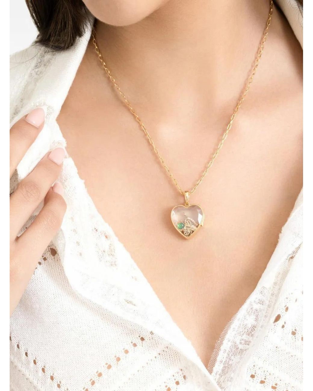 Loquet London Metallic Diamond Octopus Charm