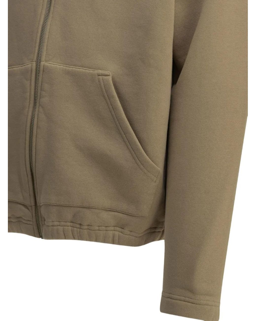 Autry Green Hoodie Zippé À Logo Brodé