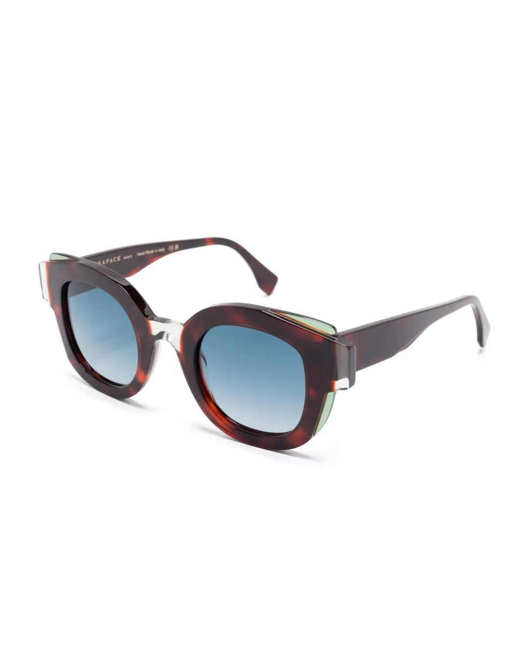 Face A Face Blue Layer1 Sunglasses