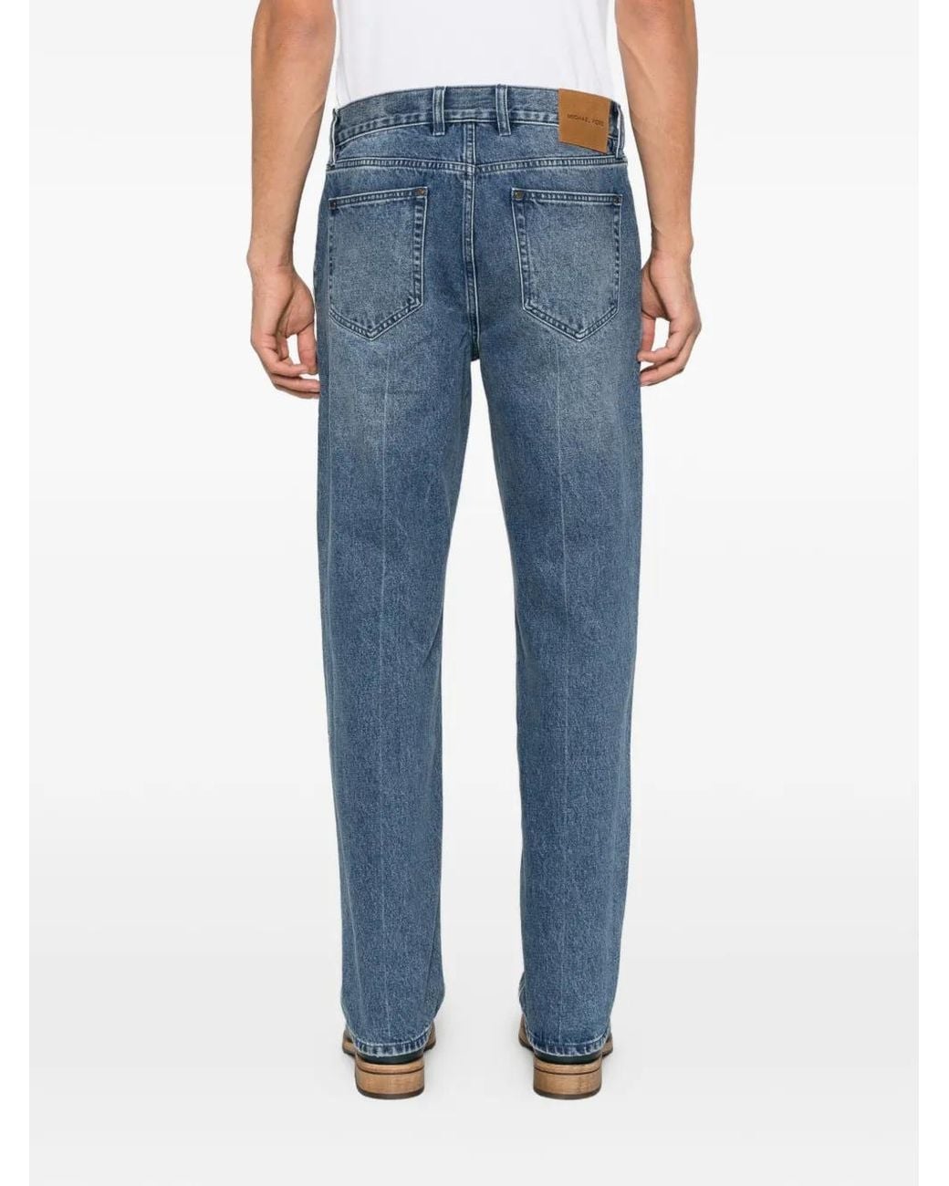 Michael Kors Blue Straight-Leg Jeans for men